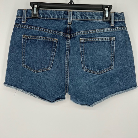 American Apparel Cutoff Jean Shorts Button‎ Front Sz 27 - Picture 6 of 12
